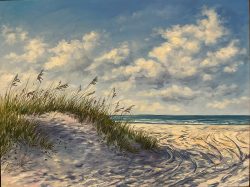 Tire tracks in the sand
By Donna Marie Gagliardi