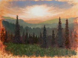 Peaceful Mountain Sunset
By Curtis Jackson