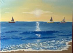 Sailboats at Sea
By Richard Kinkton